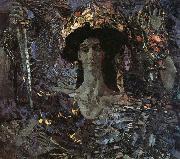 Mikhail Vrubel The Six-winged seraph France oil painting artist